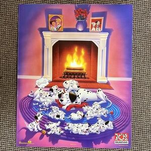 Vintage Disney 90s 101 Dalmatians Print Poster (Unframed)
